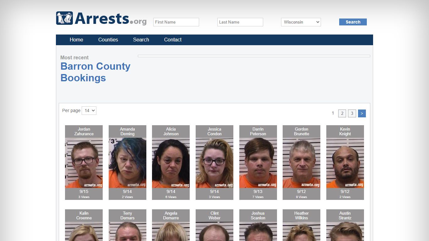 Barron County Arrests and Inmate Search